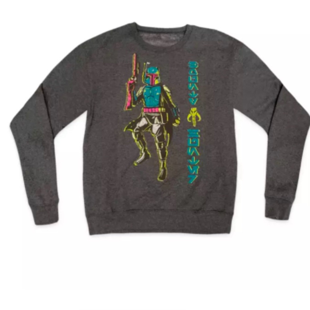 Men’s Disney Star Wars Boba Fett Sweatshirt - EUC